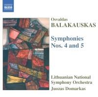 Balakauskas - Symphonies 4 & 5 ryhmässä Externt_Lager / Naxoslager @ Bengans Skivbutik AB (600529)