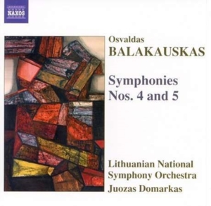 Balakauskas - Symphonies 4 & 5 ryhmässä Externt_Lager / Naxoslager @ Bengans Skivbutik AB (600529)