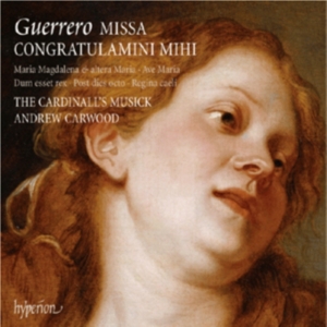 Guerrero - Missa Congratulamini Mihi ryhmässä CD @ Bengans Skivbutik AB (601014)