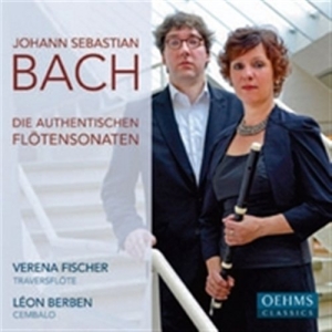 Bach - Authentic Flute Sonatas ryhmässä Externt_Lager / Naxoslager @ Bengans Skivbutik AB (601696)