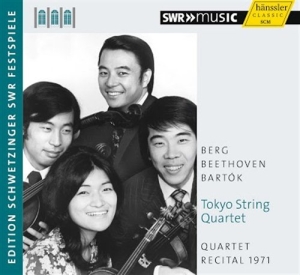 Tokyo String Quartet - Recital 1971 ryhmässä CD @ Bengans Skivbutik AB (601704)