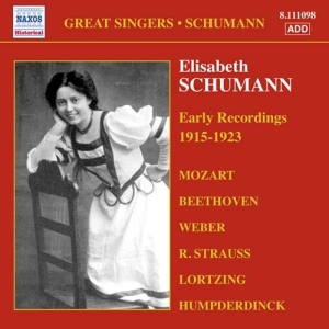 Schumann Elisabeth - Mendelssohn/Brahms/Schumann ryhmässä Externt_Lager / Naxoslager @ Bengans Skivbutik AB (603087)