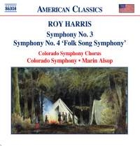 Harris - Symphonies Nos. 3 And 4 ryhmässä Externt_Lager / Naxoslager @ Bengans Skivbutik AB (609034)