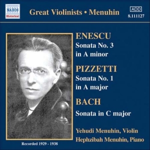 Bach Enescu Pizzetti - Violin Sonatas ryhmässä CD / Klassiskt @ Bengans Skivbutik AB (609551)
