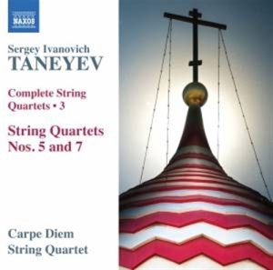 Taneyev - String Quartets Vol 3 ryhmässä CD @ Bengans Skivbutik AB (611351)