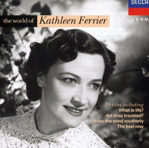 Ferrier Kathleen Alt - World Of ryhmässä CD / Klassiskt @ Bengans Skivbutik AB (614993)