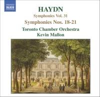 Haydn - Symphonies Nos. 18-21 ryhmässä Externt_Lager / Naxoslager @ Bengans Skivbutik AB (621302)