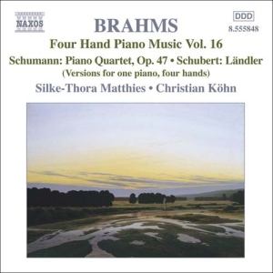 Brahms - Piano Music 4 Hands, Vol. 16 ryhmässä CD @ Bengans Skivbutik AB (621376)