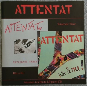 Attentat - Tatuerade Tårar / Här Å Nu ryhmässä Minishops / Attentat @ Bengans Skivbutik AB (622956)