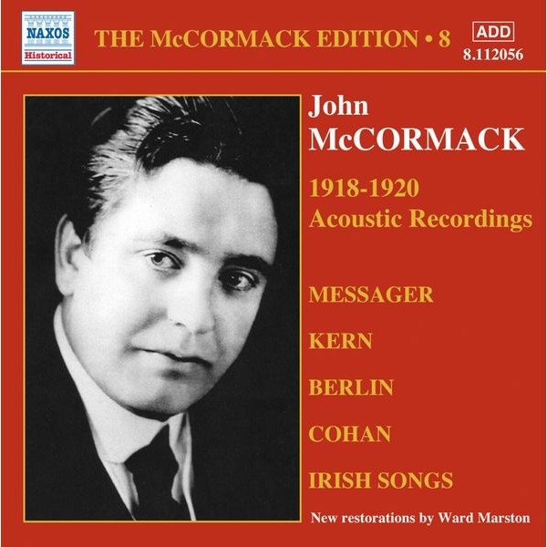 John McCormack - Vol 8 ryhmässä CD / Klassiskt @ Bengans Skivbutik AB (623540)