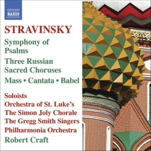 Stravinsky - Symphony Of Psalm ryhmässä Externt_Lager / Naxoslager @ Bengans Skivbutik AB (627880)
