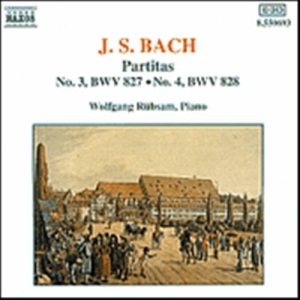 Bach Johann Sebastian - Partitas Nos 3 & 4 ryhmässä Externt_Lager / Naxoslager @ Bengans Skivbutik AB (630679)