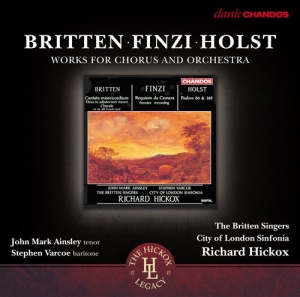 Britten / Finzi / Holst - Works For Chorus And Orchestra ryhmässä Externt_Lager / Naxoslager @ Bengans Skivbutik AB (631706)