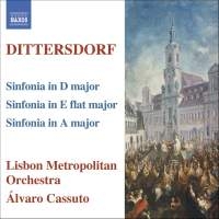 Dittersdorf - Three Symphonies ryhmässä Externt_Lager / Naxoslager @ Bengans Skivbutik AB (633121)