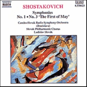 Shostakovich Dmitry - Symphonies 1 & 3 ryhmässä Externt_Lager / Naxoslager @ Bengans Skivbutik AB (633710)