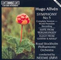 Alfven Hugo - Symphony 5 ryhmässä Externt_Lager / Naxoslager @ Bengans Skivbutik AB (635276)