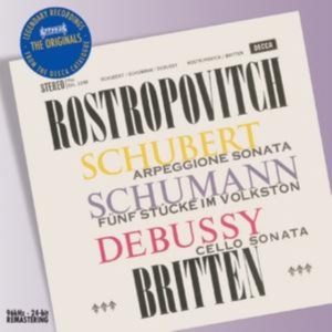 Schubert/ Schumann/ Debussy - Verk För Cello ryhmässä CD @ Bengans Skivbutik AB (636005)