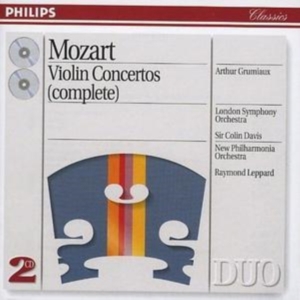 Mozart - Violinkonserter Mm ryhmässä CD @ Bengans Skivbutik AB (636017)