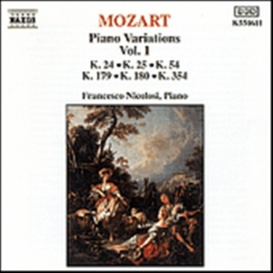 Mozart Wolfgang Amadeus - Piano Variations Vol 1 ryhmässä Externt_Lager / Naxoslager @ Bengans Skivbutik AB (636730)