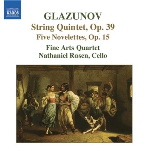 Glazunov: Fine Arts Quartet - 5 Novelettes For String Quartet ryhmässä Externt_Lager / Naxoslager @ Bengans Skivbutik AB (637272)