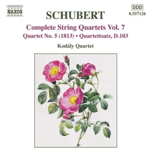 Schubert: Kódaly Quartet - String Quartets Vol.7 ryhmässä Externt_Lager / Naxoslager @ Bengans Skivbutik AB (637708)