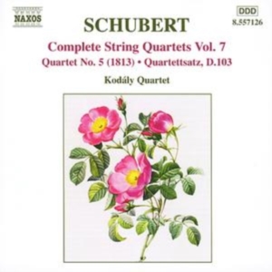 Schubert: Kódaly Quartet - String Quartets Vol.7 ryhmässä Externt_Lager / Naxoslager @ Bengans Skivbutik AB (637708)