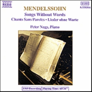 Mendelssohn Felix - Songs Without Words ryhmässä CD @ Bengans Skivbutik AB (638073)