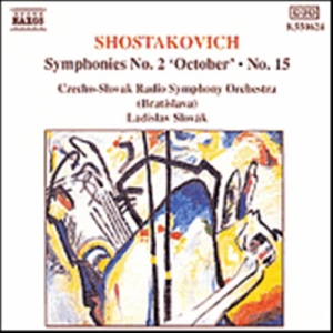 Shostakovich Dmitry - Symphonies 2 & 15 ryhmässä Externt_Lager / Naxoslager @ Bengans Skivbutik AB (638100)