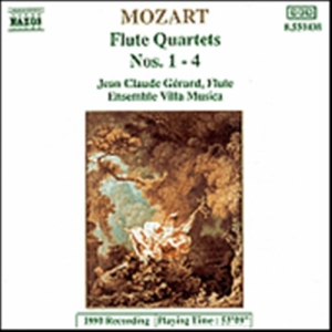 Mozart Wolfgang Amadeus - Flute Quartets 1-4 ryhmässä Externt_Lager / Naxoslager @ Bengans Skivbutik AB (638227)