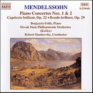 Mendelssohn Felix - Piano Concertos 1 & 2 ryhmässä Externt_Lager / Naxoslager @ Bengans Skivbutik AB (638346)