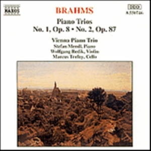 Brahms Johannes - Piano Trios Nos 1 & 2 ryhmässä Externt_Lager / Naxoslager @ Bengans Skivbutik AB (639114)