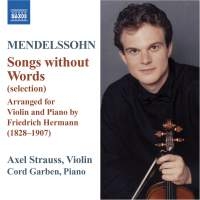 Mendelssohn - Songs Without Words For Violin And ryhmässä CD @ Bengans Skivbutik AB (639398)