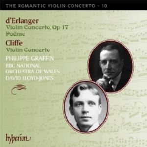 Cliffe / Erlanger - The Romantic Violin Concerto Vol 10 ryhmässä CD @ Bengans Skivbutik AB (640196)