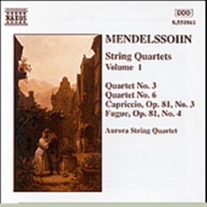 Mendelssohn Felix - String Quartets Vol 1 ryhmässä CD / Klassiskt @ Bengans Skivbutik AB (641862)