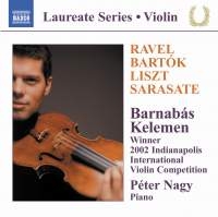 Bartok/Ravel/Liszt/Sarasate - Rhapsodies For Violin And Pian ryhmässä Externt_Lager / Naxoslager @ Bengans Skivbutik AB (642452)