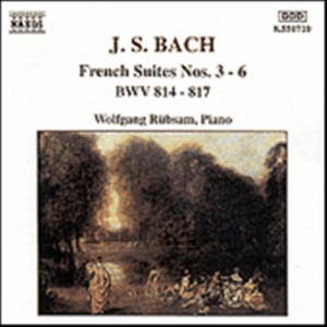 Bach Johann Sebastian - French Suites Nos 3-6 ryhmässä Externt_Lager / Naxoslager @ Bengans Skivbutik AB (642667)