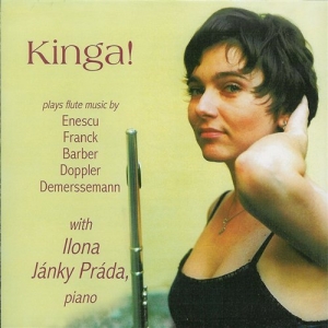 Práda Kinga - Plays Flute Music ryhmässä Externt_Lager / Naxoslager @ Bengans Skivbutik AB (645348)