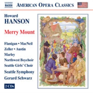Hanson: Seattle Symphony - Merry Mount ryhmässä CD @ Bengans Skivbutik AB (646196)