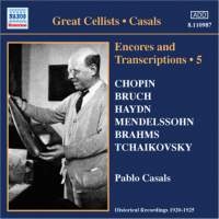 Pablo Casals - Acoustic Recordings Vol. 3 ryhmässä Externt_Lager / Naxoslager @ Bengans Skivbutik AB (646369)