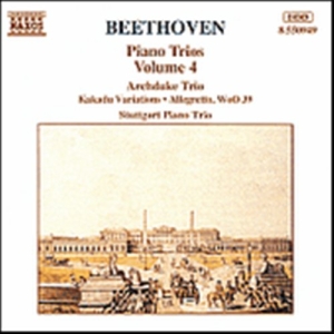Beethoven Ludwig Van - Piano Trios Vol 4 ryhmässä Externt_Lager / Naxoslager @ Bengans Skivbutik AB (648035)