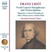 Liszt: Dossin - Verdi Opera Transcriptions ryhmässä CD @ Bengans Skivbutik AB (648619)