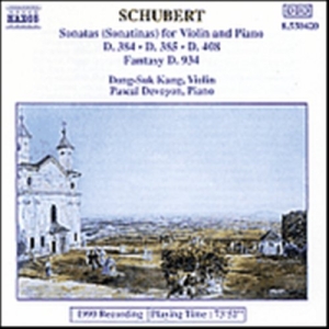 Schubert Franz - Sonatas For Violin & Piano ryhmässä Externt_Lager / Naxoslager @ Bengans Skivbutik AB (649766)