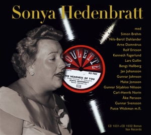 Hedenbratt Sonya - Sonya Hedenbratt 1951-1956 ryhmässä CD @ Bengans Skivbutik AB (650184)