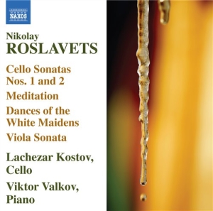 Roslavets - Works For Cello And Piano ryhmässä Externt_Lager / Naxoslager @ Bengans Skivbutik AB (650817)
