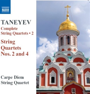 Taneyev - String Quartets ryhmässä Externt_Lager / Naxoslager @ Bengans Skivbutik AB (650829)