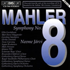 Mahler Gustav - Symphony 8 (Järvi) ryhmässä Externt_Lager / Naxoslager @ Bengans Skivbutik AB (651090)