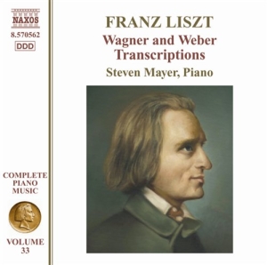 Liszt - Wagner And Weber Transcriptions ryhmässä Externt_Lager / Naxoslager @ Bengans Skivbutik AB (654527)