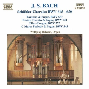 Bach Johann Sebastian - Schubler Chorales ryhmässä Externt_Lager / Naxoslager @ Bengans Skivbutik AB (657778)