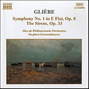 Gliere Reinhold - Symphony No 1 Op 8 ryhmässä Externt_Lager / Naxoslager @ Bengans Skivbutik AB (658839)