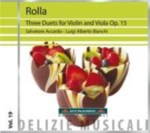 Rolla - Three Duets For Violin And Viola ryhmässä Externt_Lager / Naxoslager @ Bengans Skivbutik AB (659984)